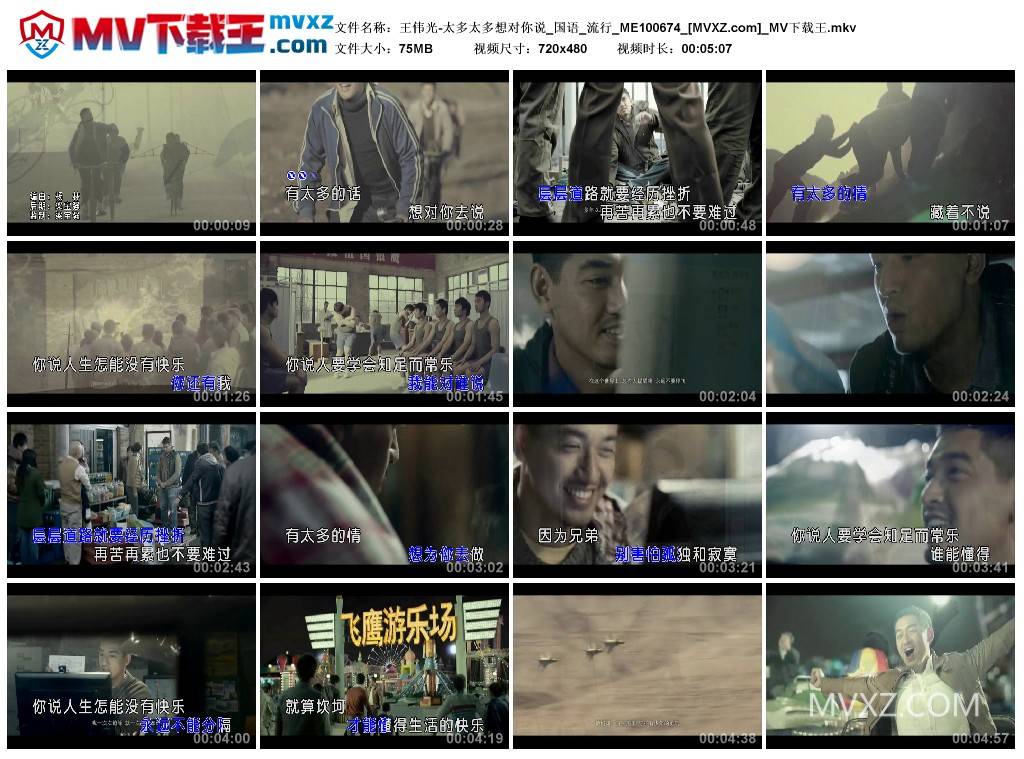 王伟光-太多太多想对你说_国语_流行_ME100674